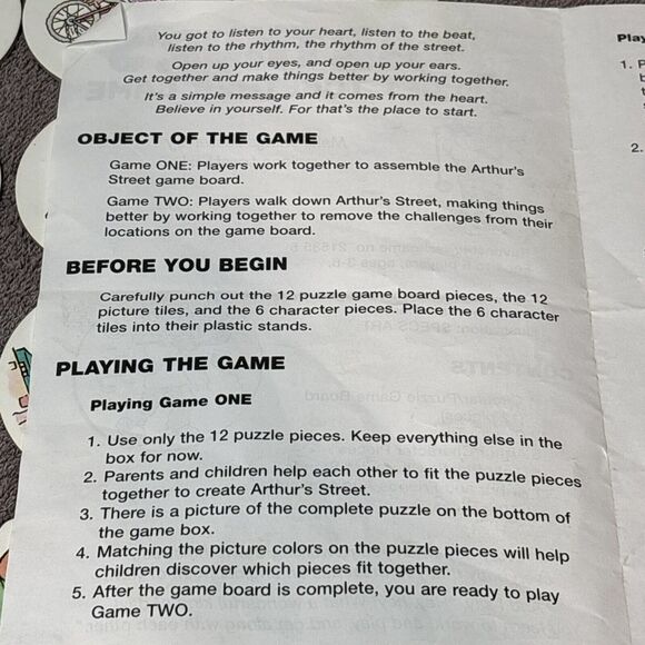 Arthur’s Get Together Game By Ravensburger 2000 Marc Brown Puzzle Board Game - Picture 10 of 12